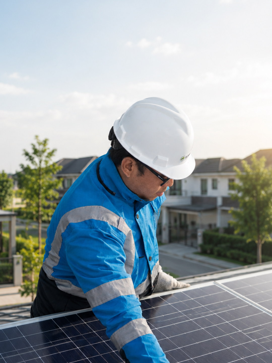 Instalasi solar panel DEO Energi