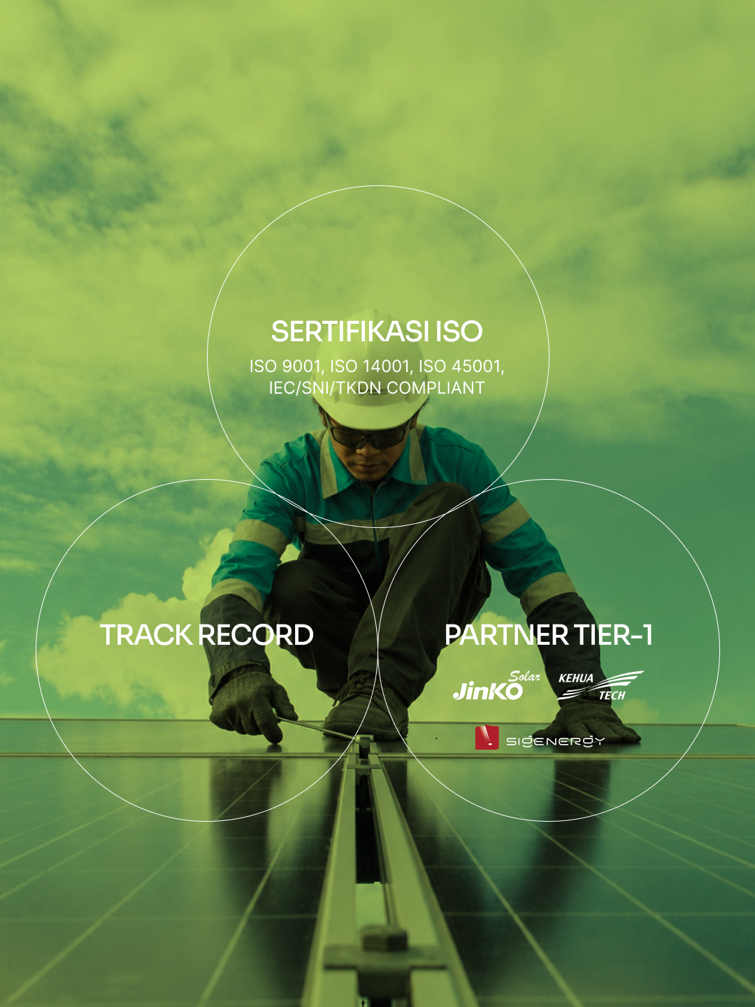 Tim teknis DEO Energi di lapangan
