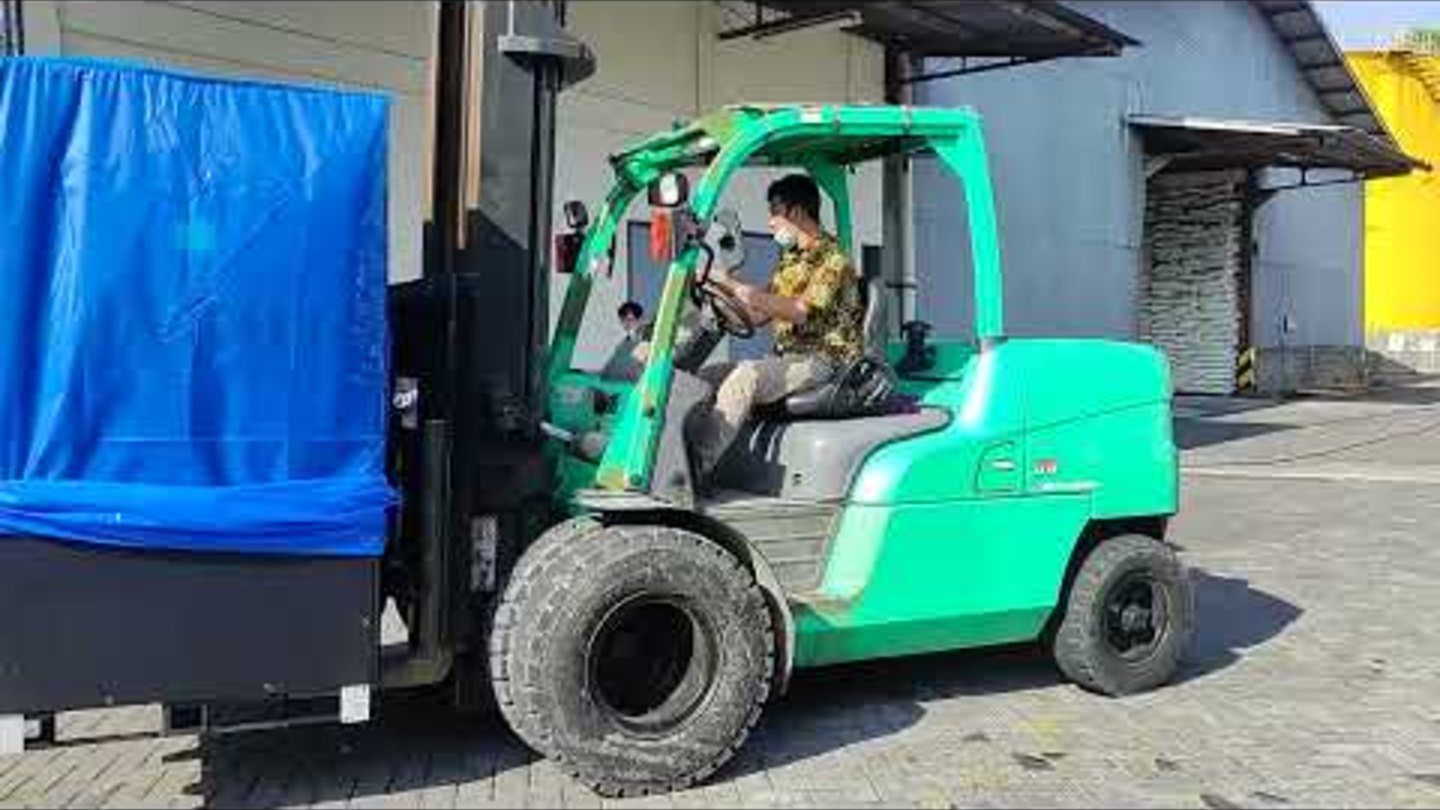 Unit UPS Kehua 400 kVA tiba di PT Gelora Citra Kimia Abadi, Temanggung